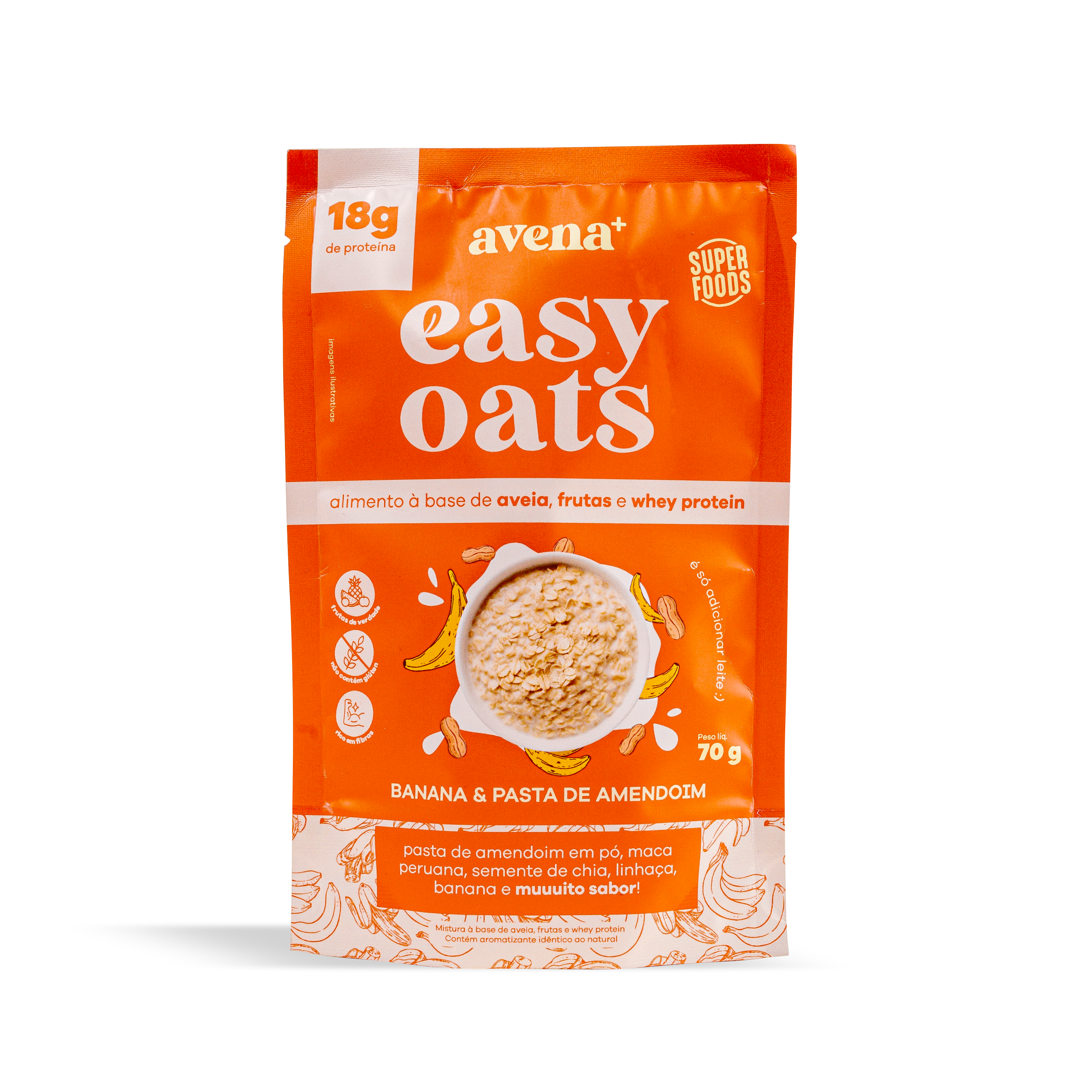 Banana e Pasta de Amendoim